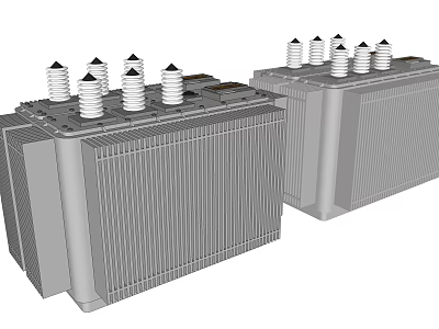 modern industrial equipment transformer 3d model
