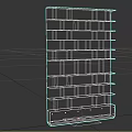 Modern Dark Wooden Bookcase With Open Shelves And Multiple Storage Compartments