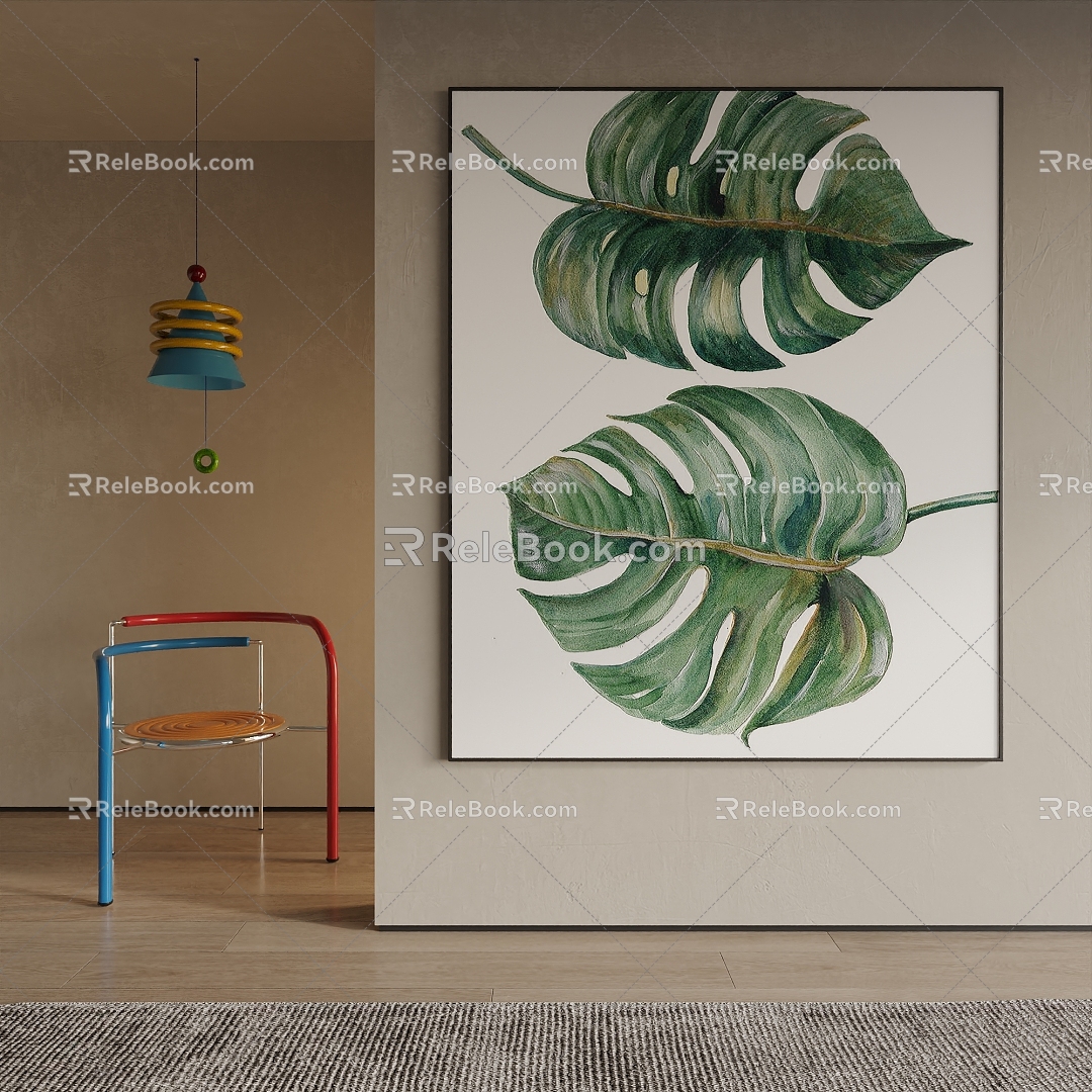 decorative painting 3d model