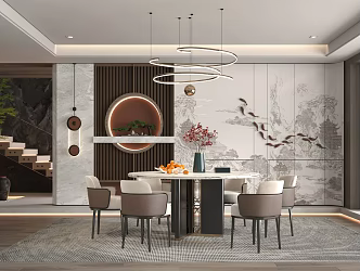 New Chinese Restaurant 3d model