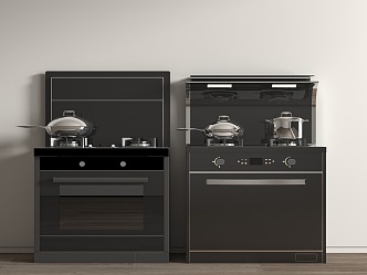 Integrated Cooker 3d model