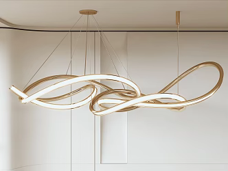 Modern Chandelier Living Room Chandelier Metal Chandelier Ring Chandelier 3d model