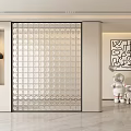 Entrance aisle partition 3d model