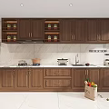 Modern Clubhouse Open Concept Kitchen Interior Design With Island Counter And Dining Area