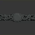 Elegant Intricate Carved Bracelet Design With Decorative Patterns And Ornate Details