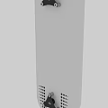 White Fibaro Smart Home Control Device With Display And Mounting Brackets