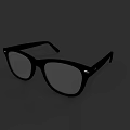 Stylish Black Rectangular Frame Glasses With Modern Design For Everyday Wear