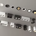 Modern Downlights And Spotlights With Various Styles And Black White Gold Finishes