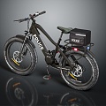 Modern Bicycle Bicycle Chain Car 3d model