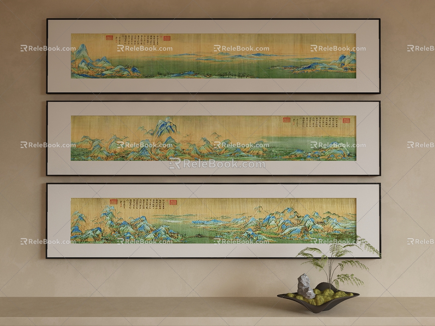 New Chinese Decorative Painting model