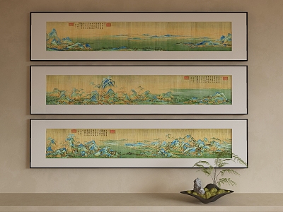 New Chinese Decorative Painting model