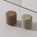 Low stool 3d model