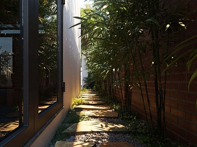 Courtyard 3d model