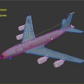 Military Transport Aircraft With Four Engines Tail Logo And Fuselage Numbers On Gray Background