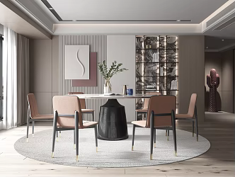 Modern Restaurant 3d model