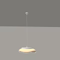 Modern Minimalist Pendant Light With Cloud Like Frosted Glass Shade And Soft Warm Glow