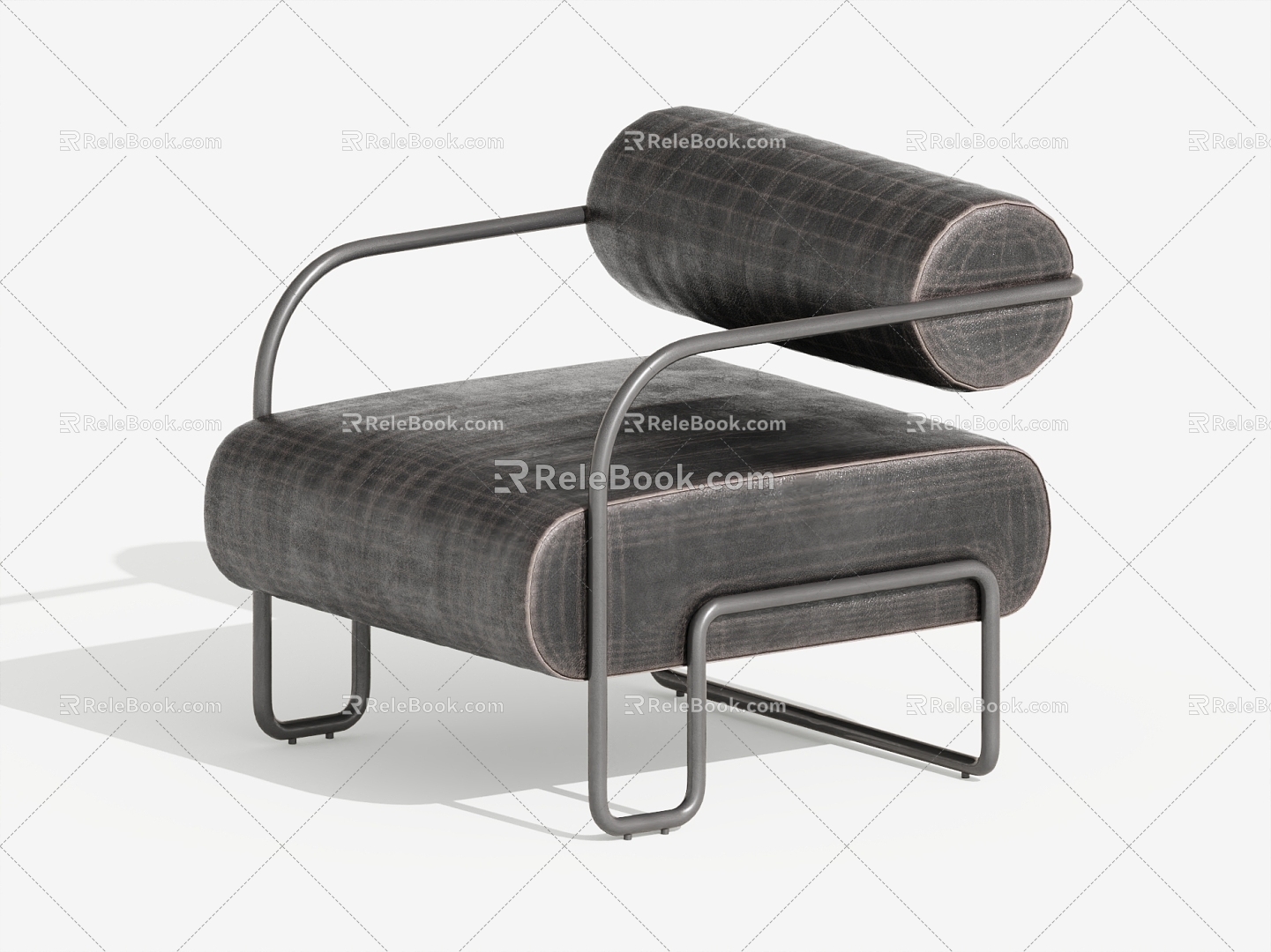 Modern Single Sofa Single Chair Leisure Chair 3d model