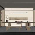 Modern Teahouse Interior With Wooden Tea Table Bench Seats And Pendant Lights