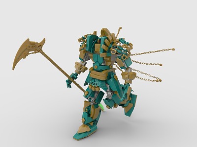 Lego LEGO Toys Anubis Gundam Robot 3d model