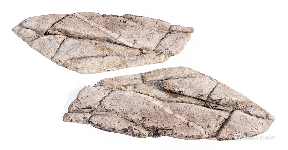 Natural Stone And Wood Texture For Rustic Home Decor Design Elements 3d model