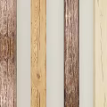 Multiple Tones Of Distressed Natural Solid Wood Beams For Rustic House Interior Design