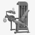 Commercial Grade Leg Extension Sports Equipment With Comfortable Seat And Durable Frame