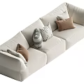 Modern Multiplayer Sofa 3d model