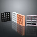 Open Design Shelving Units In Multiple Colors For Modern Storage And