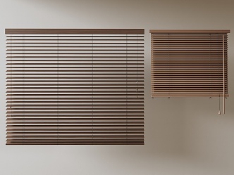 Chinese venetian blinds 3d model