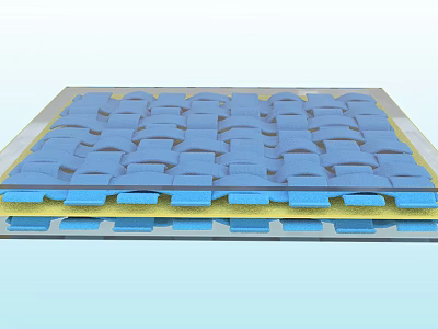 modern carbon cloth 3d model