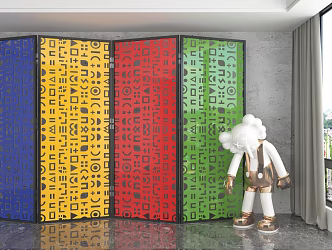 Modern Screen 3d model
