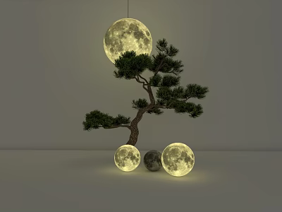 moon lamp 3d model