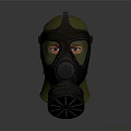 Essential Firefighting Equipment Gas Mask With Filter Canister And Face Protection