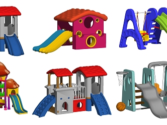 Modern Amusement Equipment Children's Slide Entertainment Equipment Facilities Equipment 3d model