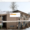 Modern Post Station Public Building Small Public Building Landscape Building Post Station Building Store Building 3d model