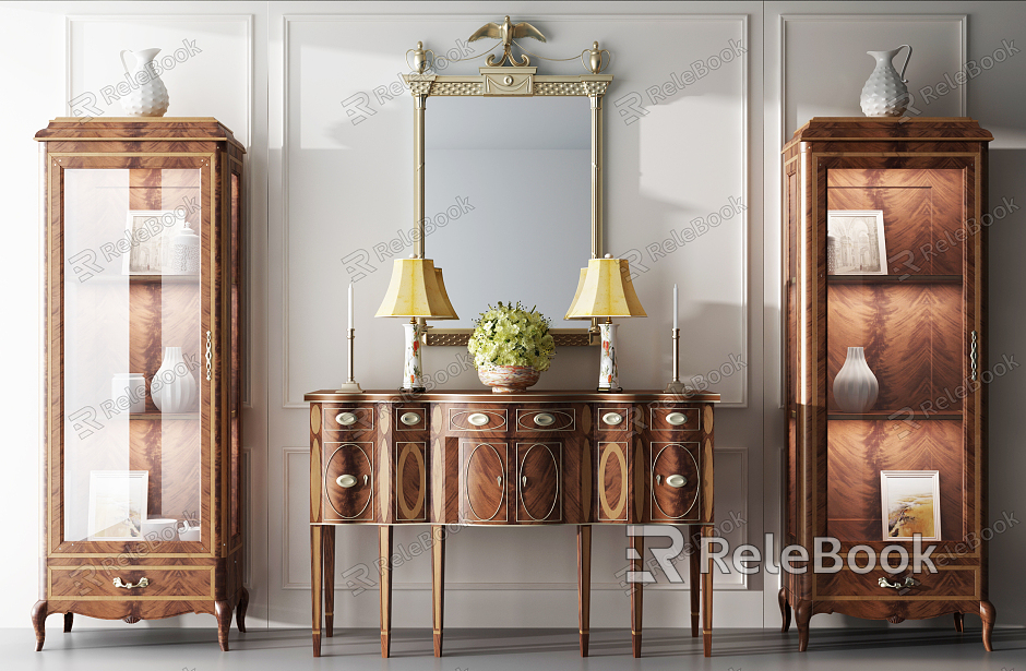 European-style Decorative Cabinet Cabinet Combination model