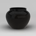 Tech Exhibition Hall Showcasing Black Ceramic Jar As Featured 3d model