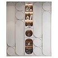 Cream Style Entrance Cabinet Side Cabinet Ornaments 3d model