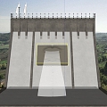 Modern Reservoir Art Reservoir 3d model