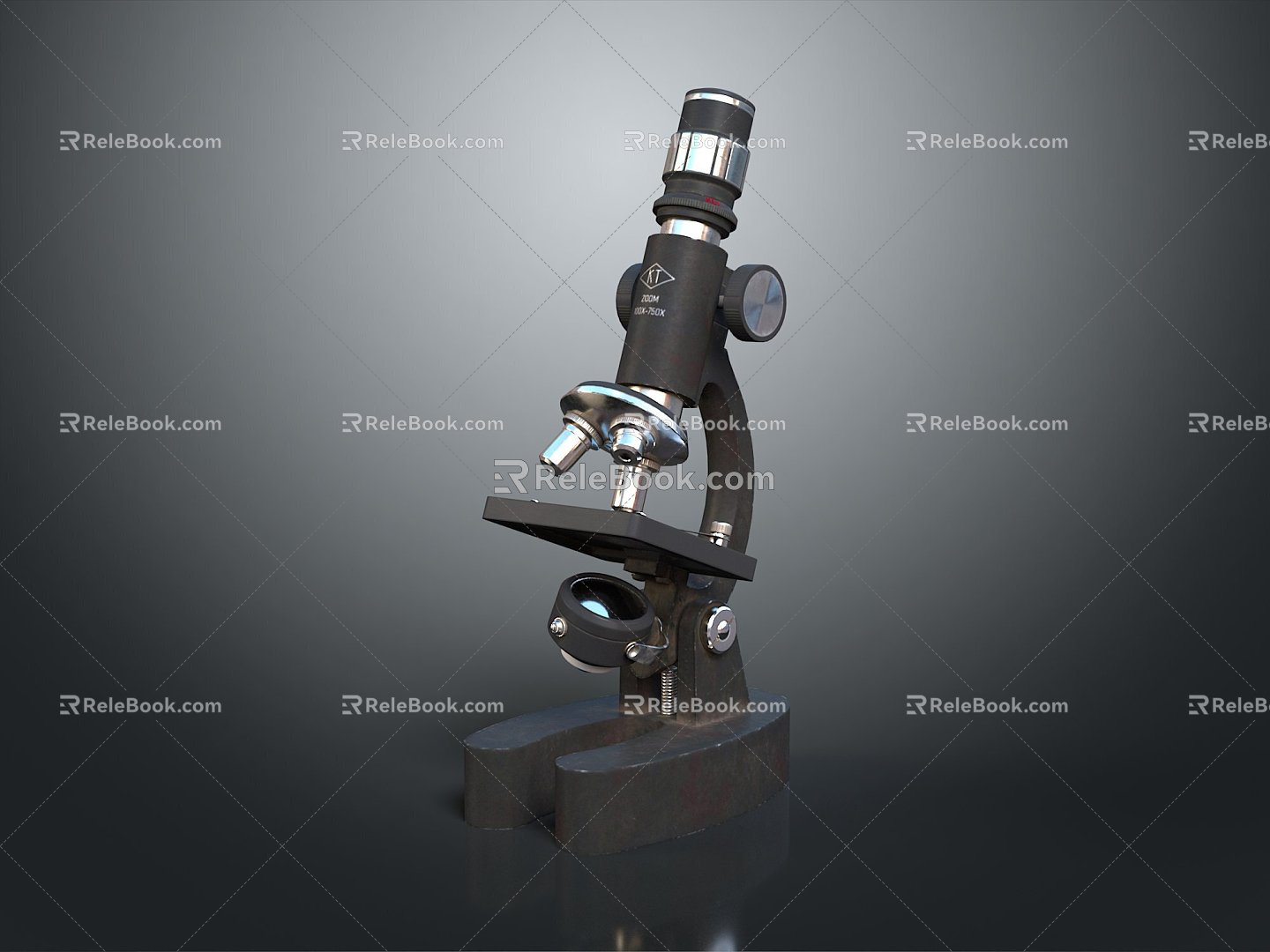 Microscope Magnifier Experimental Equipment Physical Equipment Chemical Observation Equipment Inspection Equipment Science Fiction Equipment 3d model