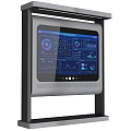 Modern Public Facility Interactive Display Screen With Data Visualization And Control Interface 3d model
