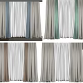 Layered Curtains In Multiple Colors With Sheer And Thick Fabrics For Home Interior Decor