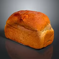Freshly Baked Golden Crust Bread Loaf With Shiny Surface And Soft Texture