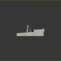 Ancient Fortress Model With Tower Walls Inner Buildings And Pathways Layout Design