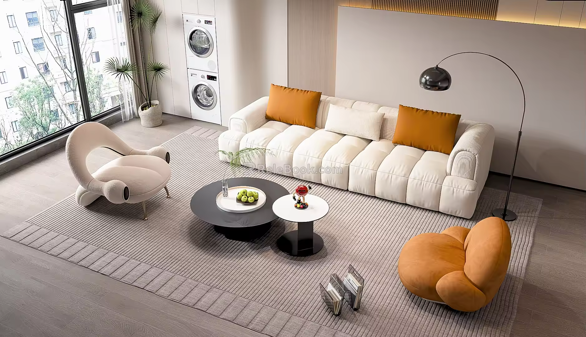 Modern Sofa Coffee Table Combination Sofa Coffee Table 3d model