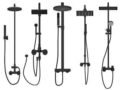 Modern Shower Shower Metal Shower 3d model Modern Shower Shower Metal Shower 3d model