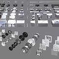Various Pipe Fittings And Components Including Valves Connectors And Stainless Steel Parts