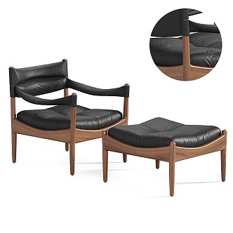 Italian Poliform Lounge Chair 3d model