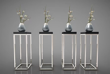 New Chinese-style Flower Furniture 3d model