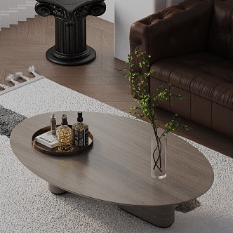 Modern coffee table 3d model